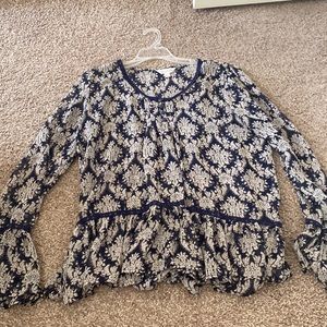 Charming Charlie long sleeve blouse. Size: Large